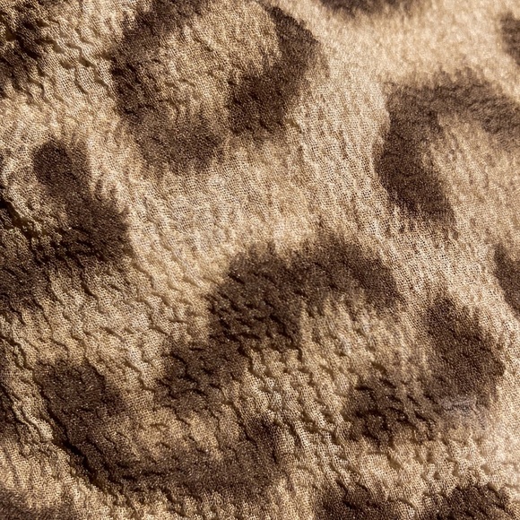 Talbots leopard sleeveless blouse bowtie cami 4P - Picture 16 of 16